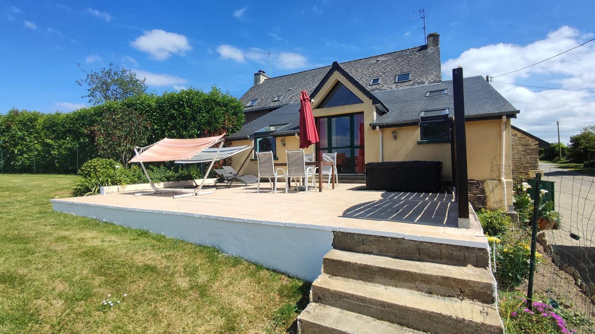 Broceliande Calme Breton, Spa, Wifi, Amazon-Disney Tv, 4 Lits, Freebox Revolution,Draps, Cafe, The Guer Exterior foto